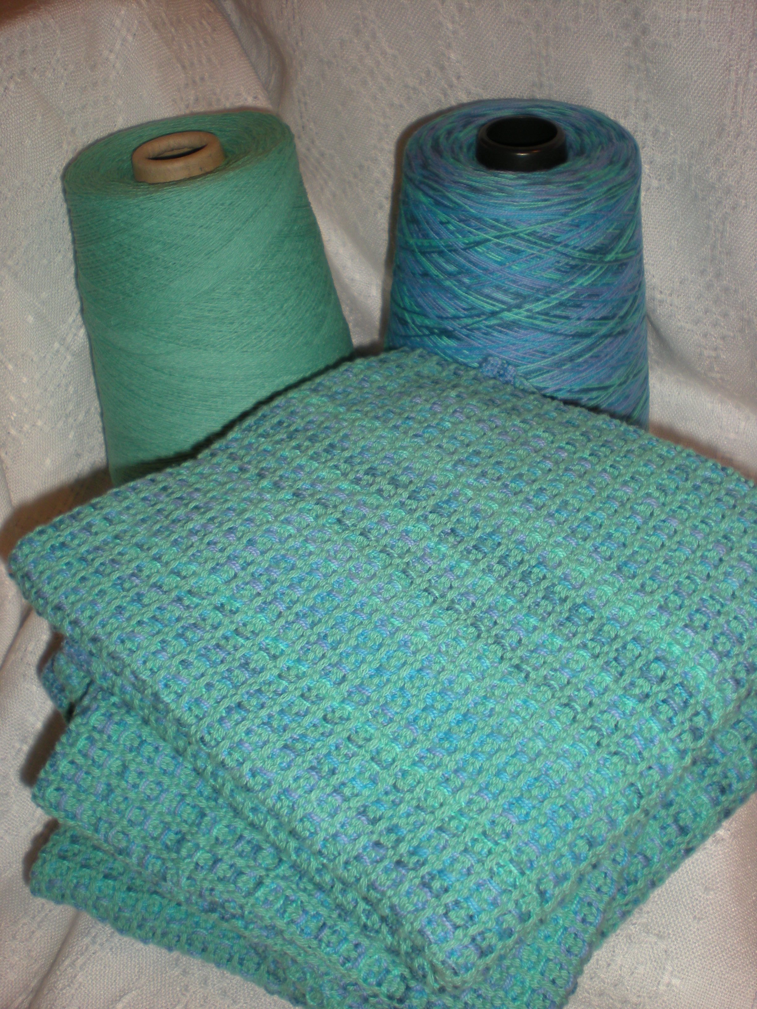 Rigid Heddle 204 - Waffle Weave Hand Towels - The Ploughshare Institute